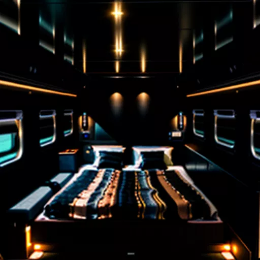 Nội thất xe khách giường nằm cao cấp