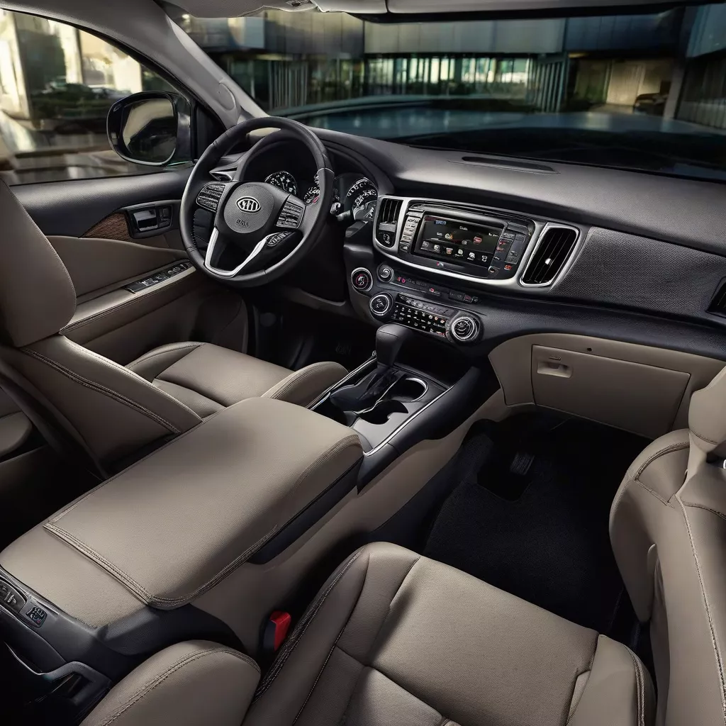 Nội thất xe Kia Sorento 2018