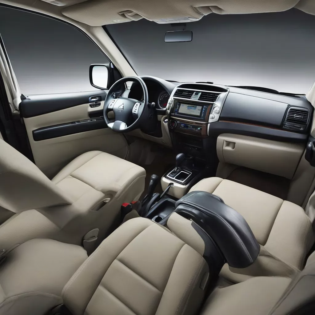 Nội Thất Xe Mitsubishi Pajero Sport