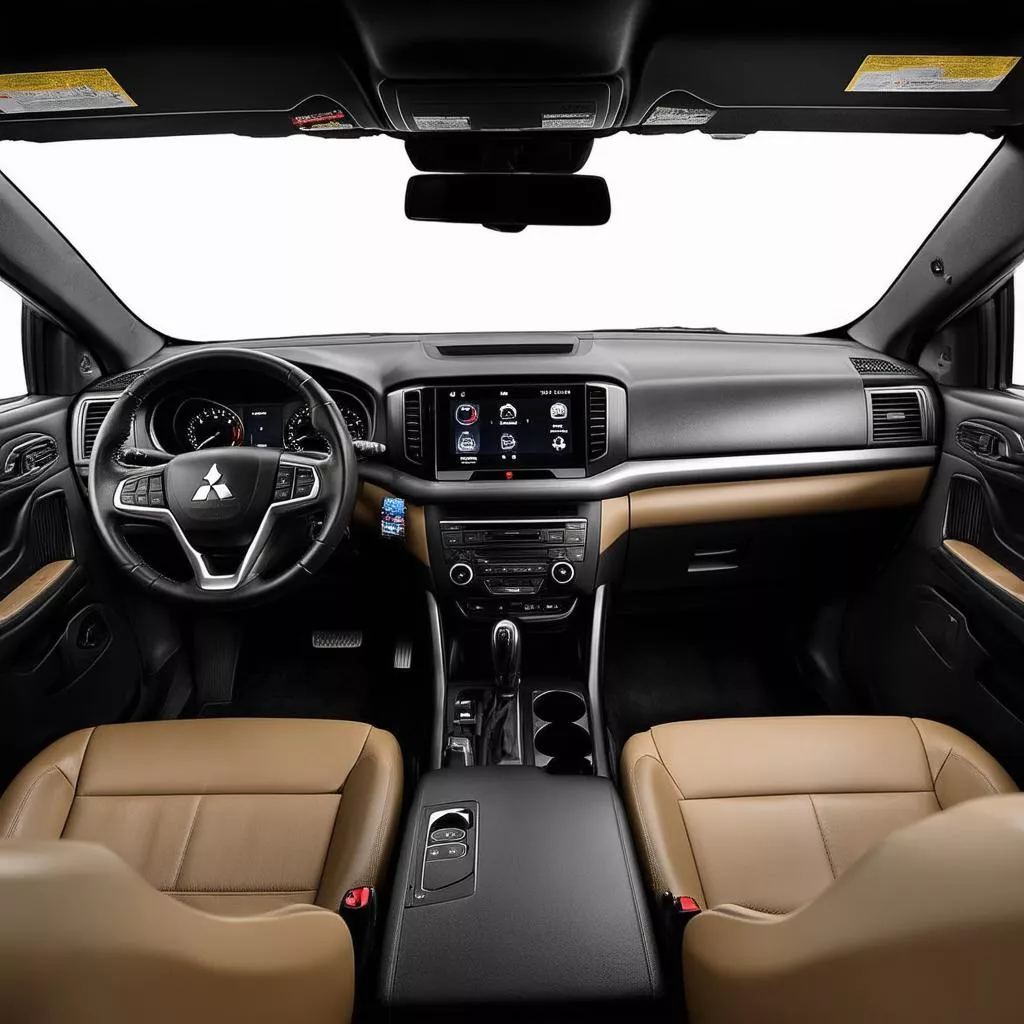 Interior Mitsubishi Pajero Sport