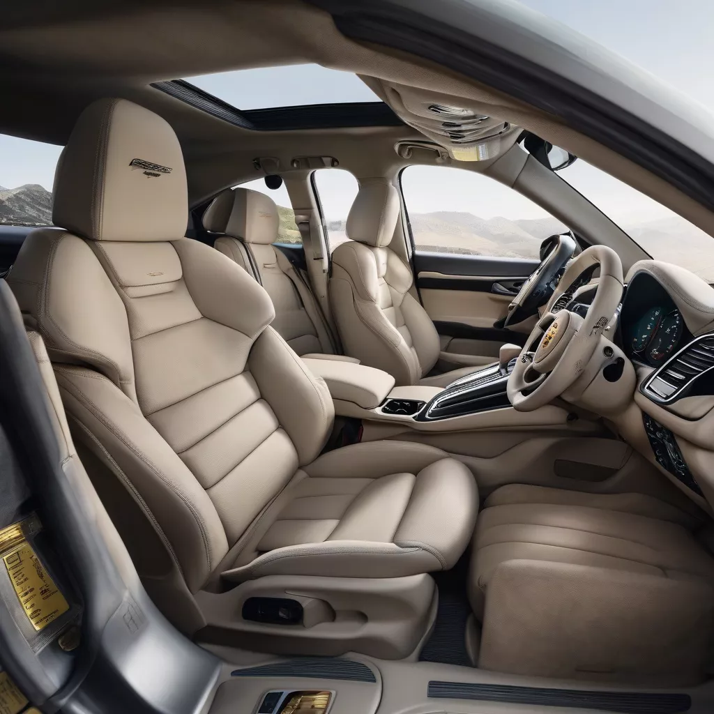 Innenraum des Porsche Macan