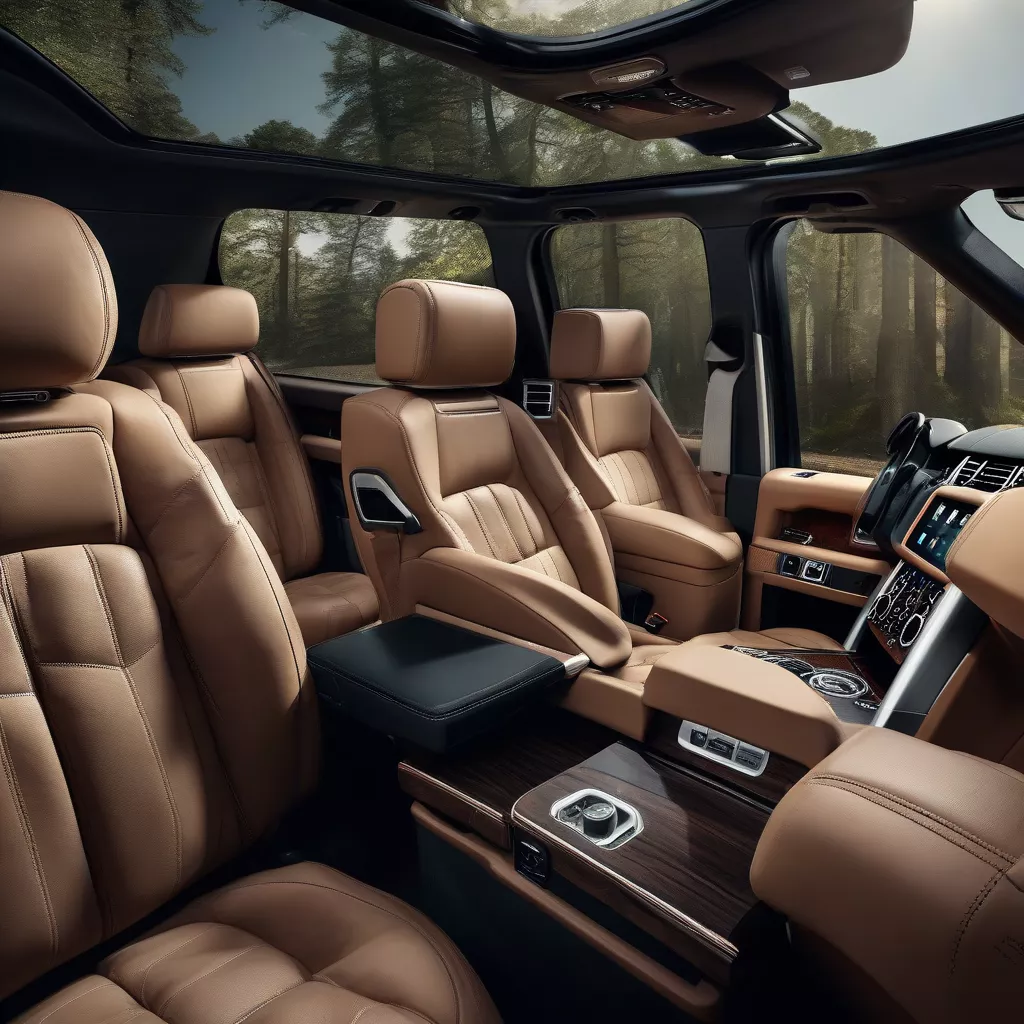 Nội Thất Xe Range Rover Cũ Hiện Đại