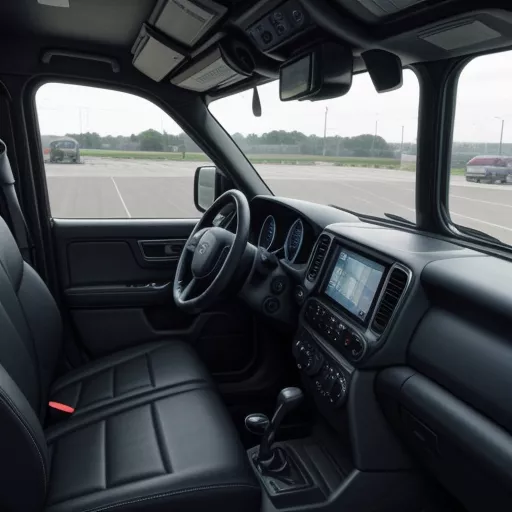 Chenglong Hai Au LZ1311 aluminum box truck interior