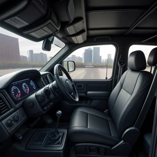 Nội thất xe tải Faw 7T8