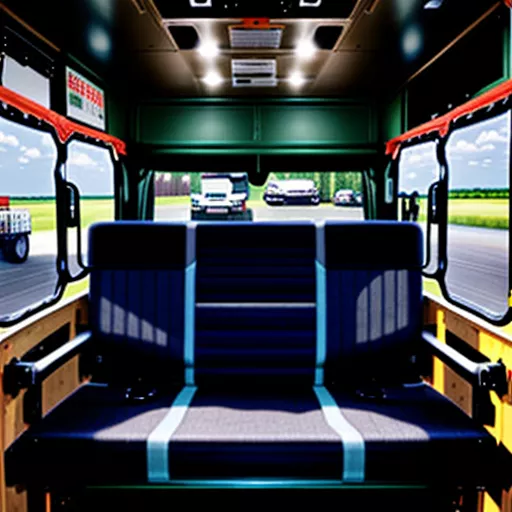 Interior kabin truk Hino 4 roda yang nyaman dan modern