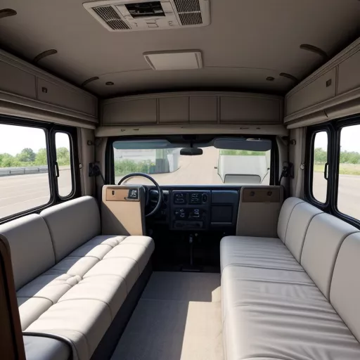 Intérieur du camion Hino Dutro XZU342L 5 tonnes à plateau bâché