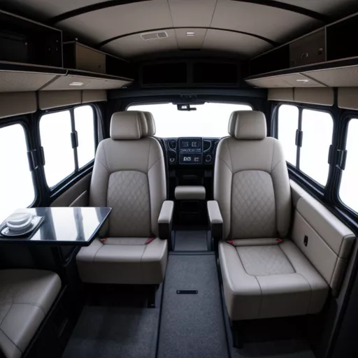 Nội thất xe tải Hino FC9JNTA thùng bạt