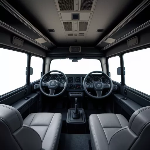 Interior of the Hino FG8JP7A 8-Ton Enclosed Truck