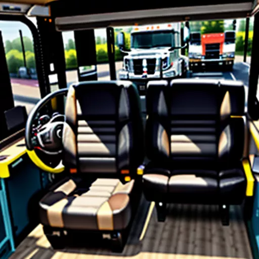 Interior of the 2018 Hino FL Truck
