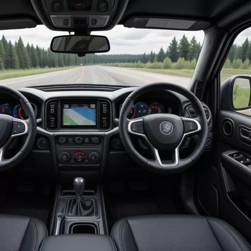 Hino FL8JTSL 15-ton Canvas Truck Interior