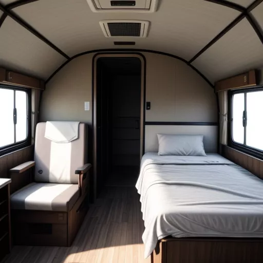 Interior of the Hino FM8JW7A canvas truck