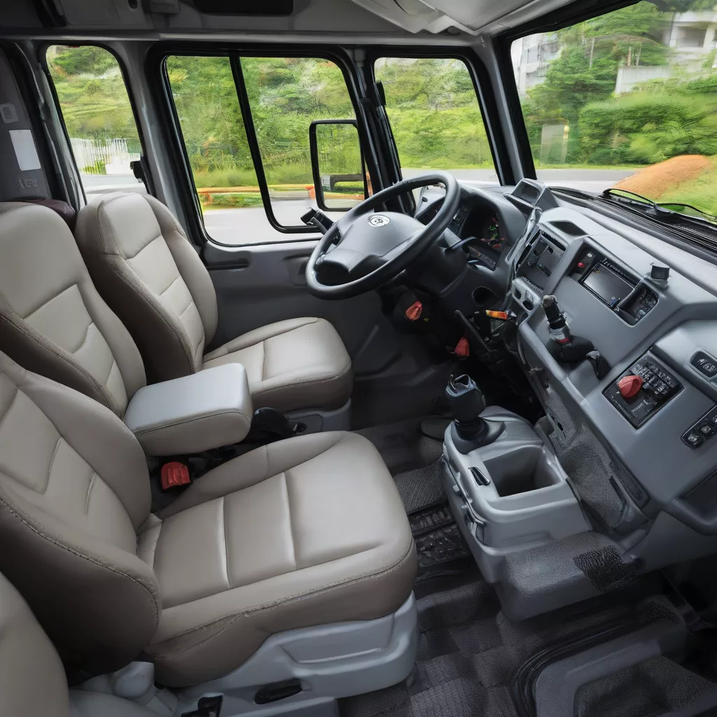 Nội thất xe tải Hino XZU720L