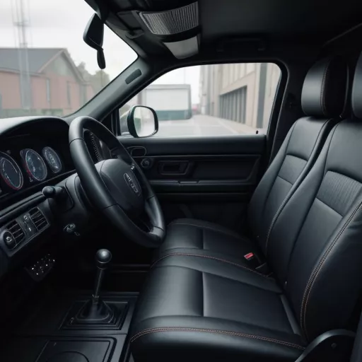 Nội thất xe tải Hyundai 5 chân 14 tấn gắn cẩu Atom 12 tấn 5 khúc