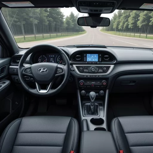 Hyundai HD120SL Truck Interior