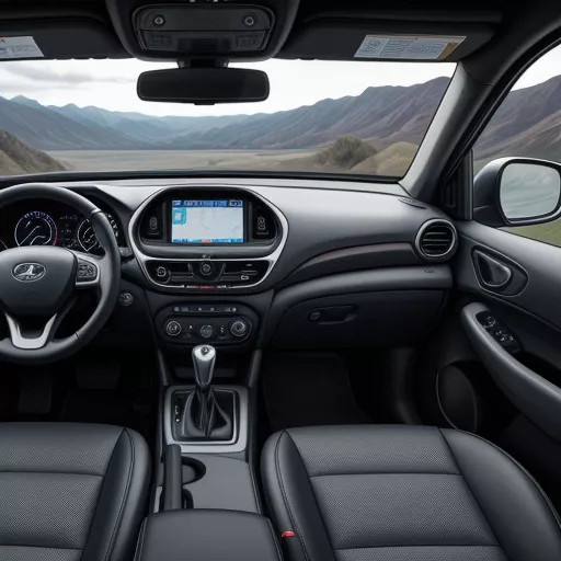 हुंडई HD320 ट्रक का इंटीरियर