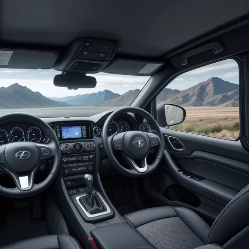 हुंडई न्यू माइटी N250SL ट्रक का इंटीरियर