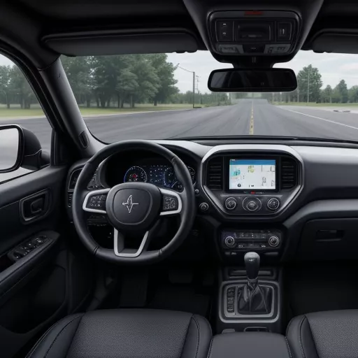 JAC HFC 1025K1 Dropside Truck Interior