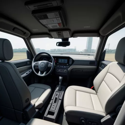 JAC HFC 1030K4 Truck Interior