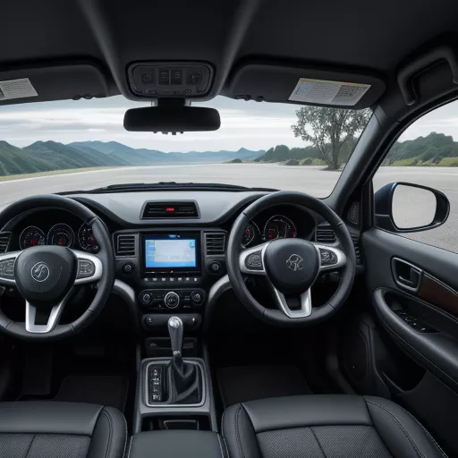Interior of the Luna N900 Truck