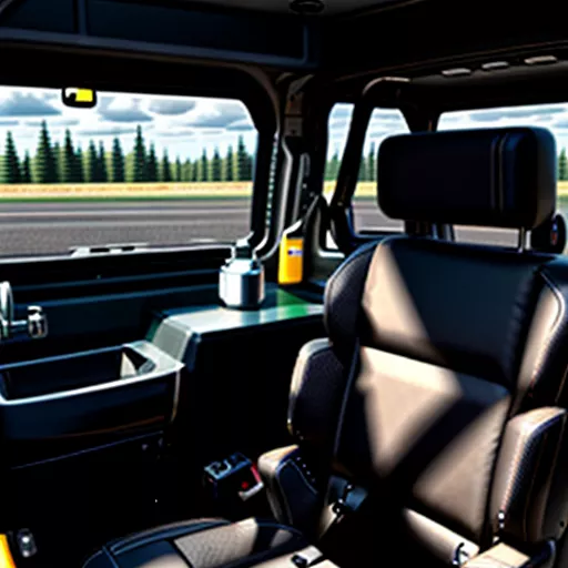 Interni del camion MAN 6x4