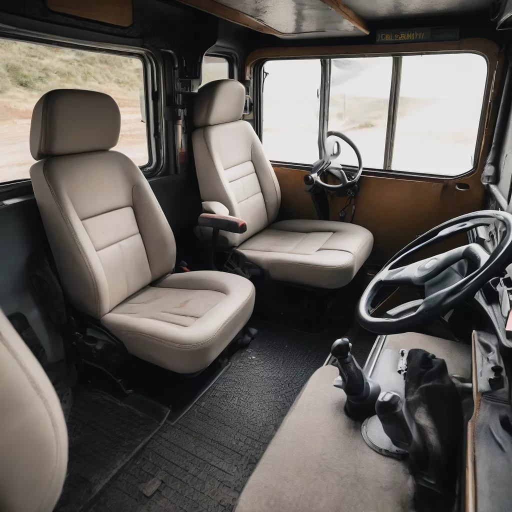 Nội Thất Xe Tải Sạch Sẽ