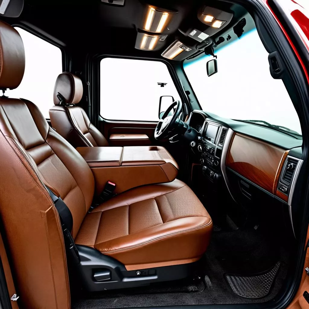 Interior truk mewah