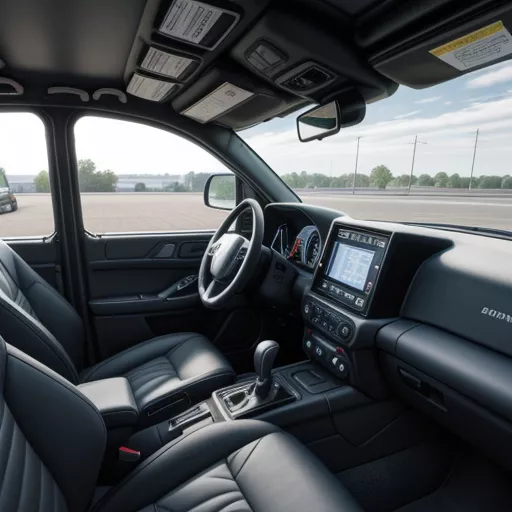 Nội thất xe tải Thaco Towner 990kg