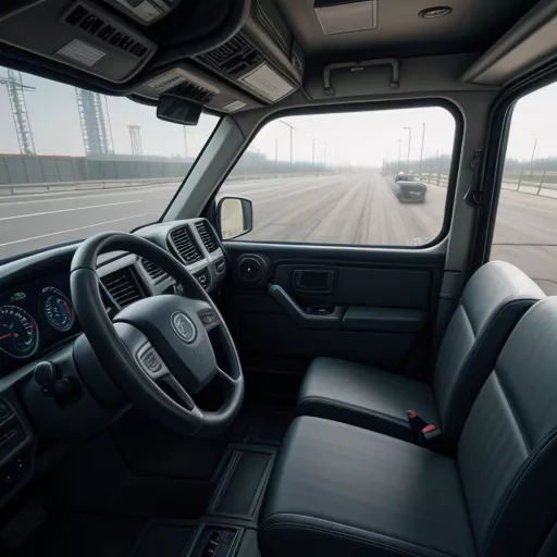 Interior do Camião TMT Sinotruk ST336180T 17T9