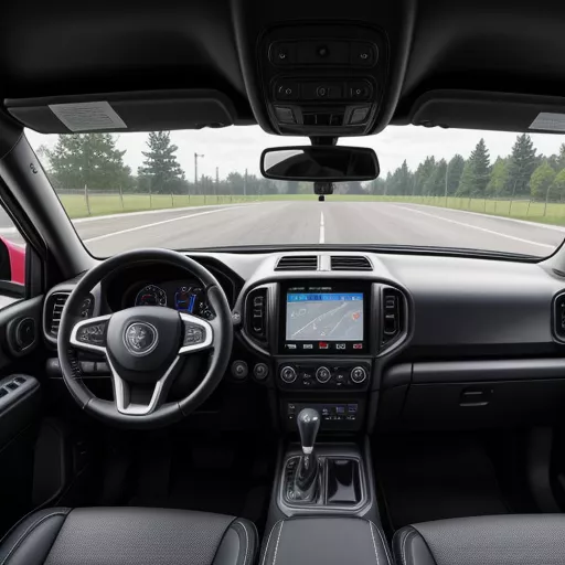 Nội thất xe tải Trường Giang 6T9 thùng bạt