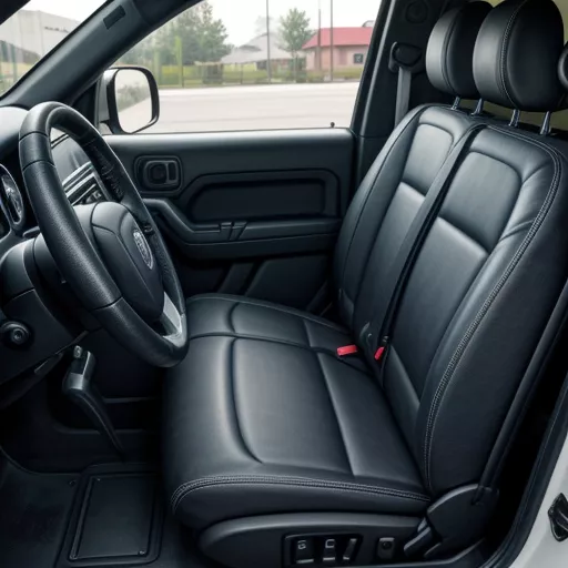 Interior do camião Trường Giang 9T6 com caixa de lona