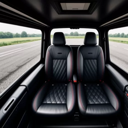 Nội thất xe tải van Dongben 5 chỗ