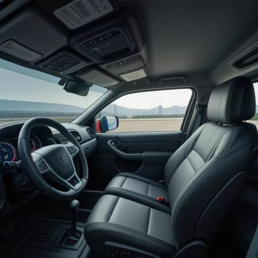 Nội thất xe tải van Dongben X30 5 chỗ