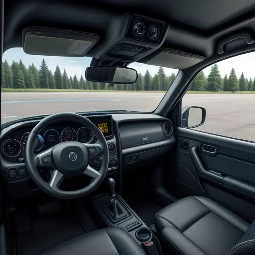 Interior of the Veam VT650 truck