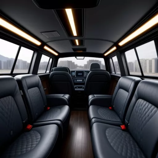 Nội thất xe Thaco Limousine