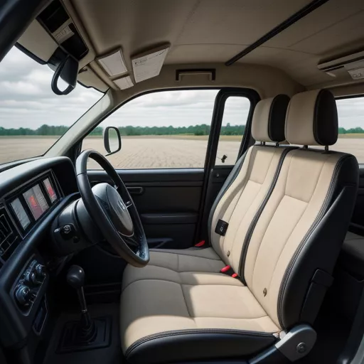 Interior do camião betoneira Howo 12m³