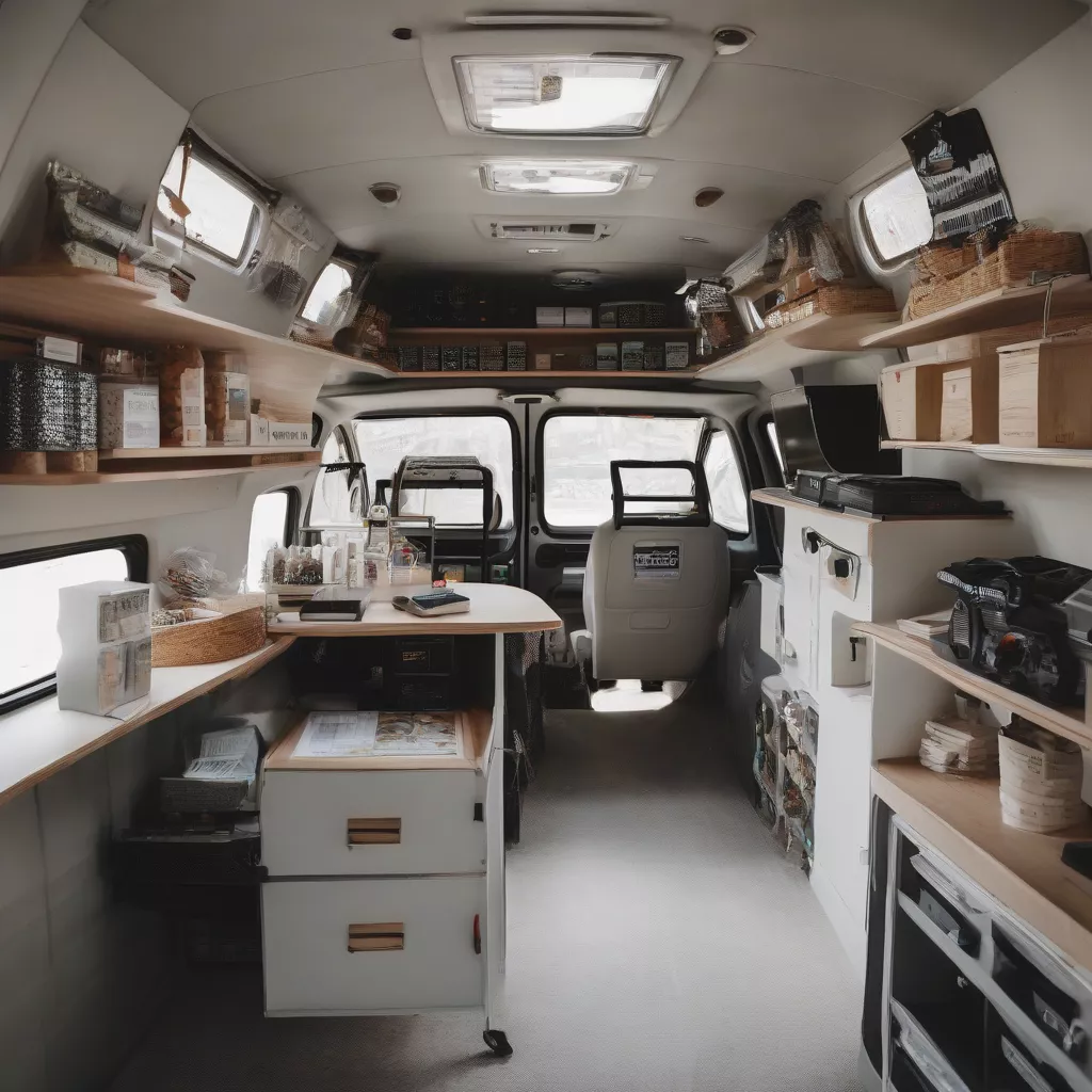 Nội thất xe van hoán cải