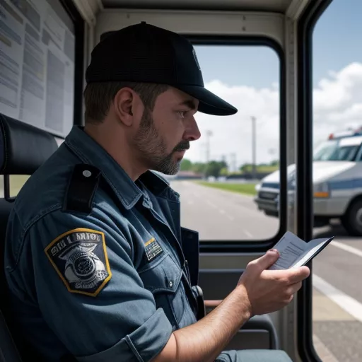 Paying truck traffic fines