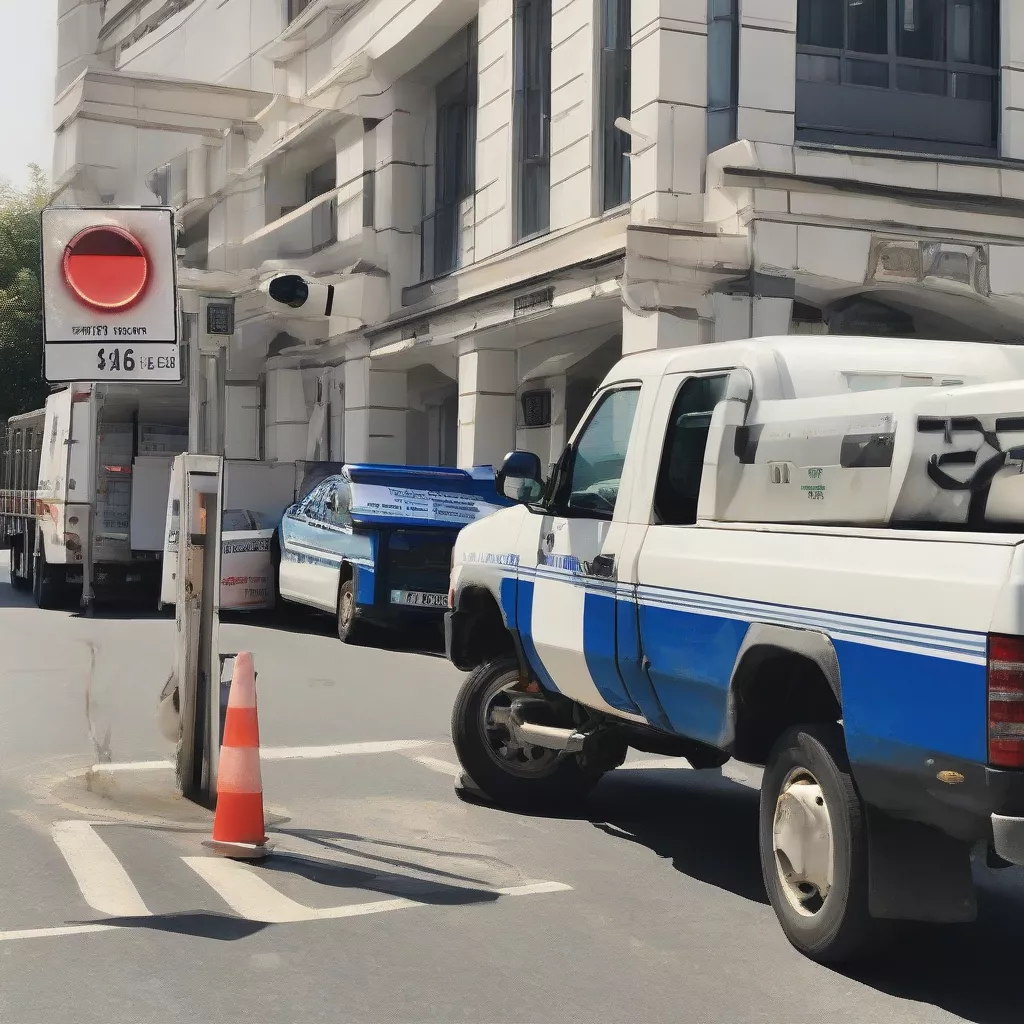 Nộp phạt nguội xe tải