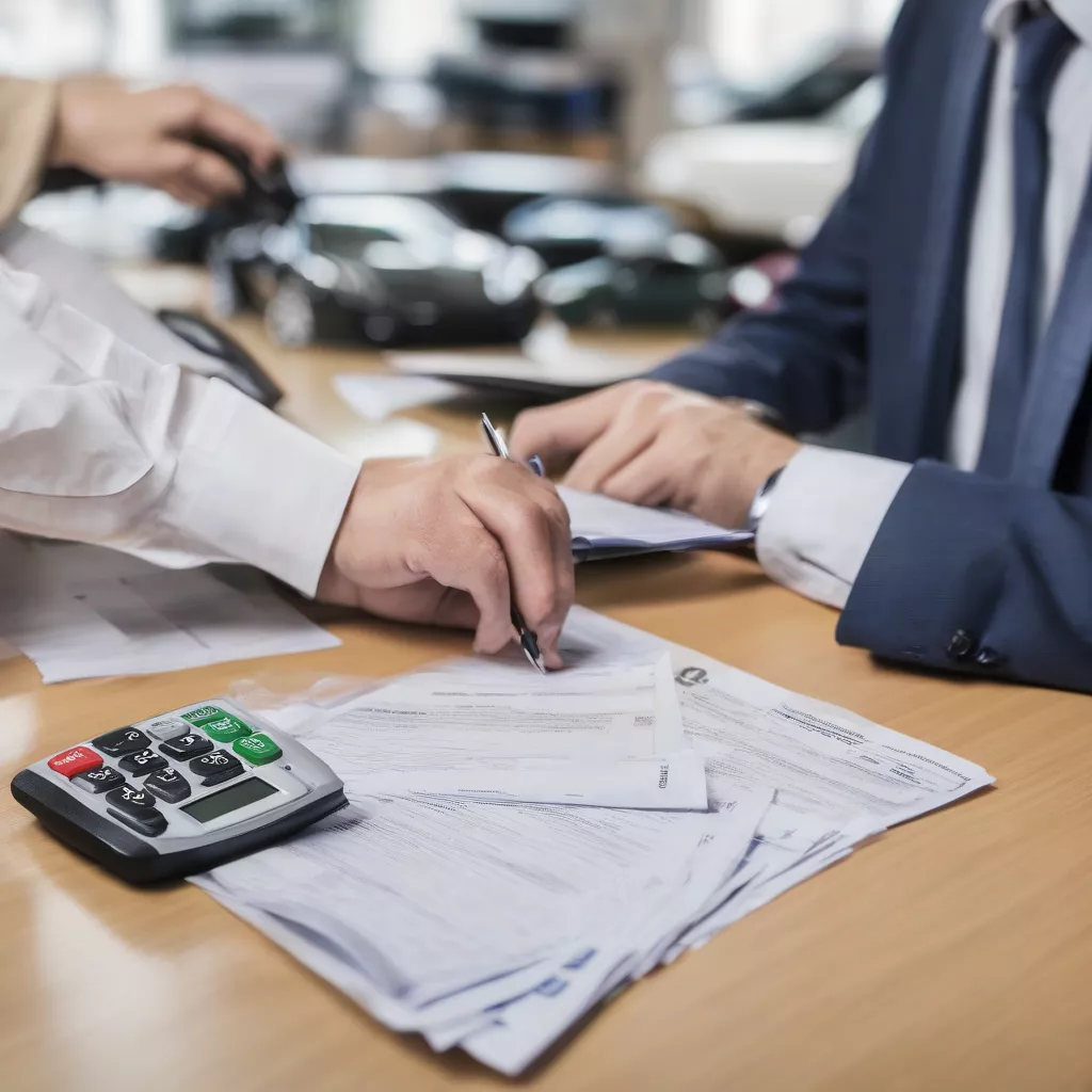 Paying truck registration fees