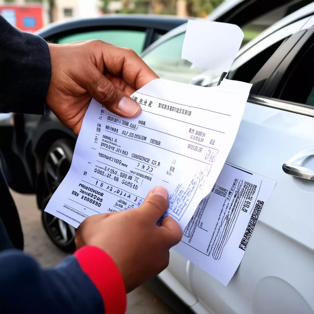 자동차 등록세 신고서 제출