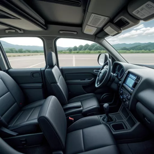 Interior of the Suzuki Carry Pro 600kg Dump Truck