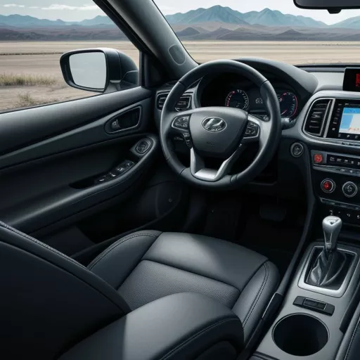 Innenraum des Hyundai HD210 mit 6t DongYang Kran