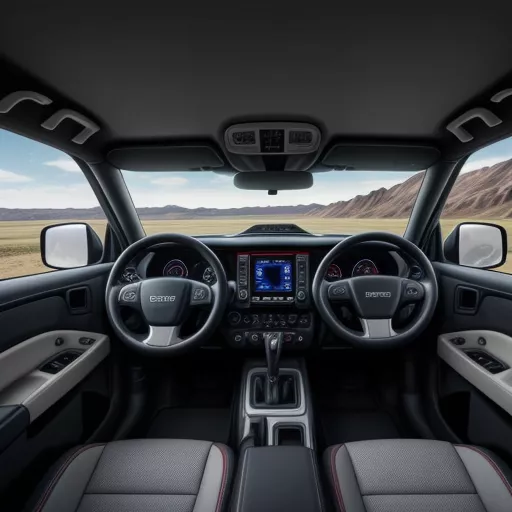 Nội thất xe tải Isuzu QMR77HE4