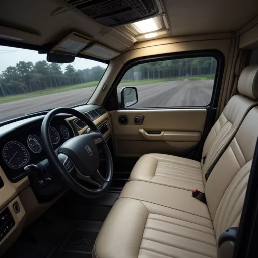 Nội thất xe tải Đô Thành IZ65 Gold 2 tấn thùng bạt