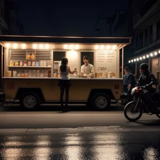 Mobile coffee truck