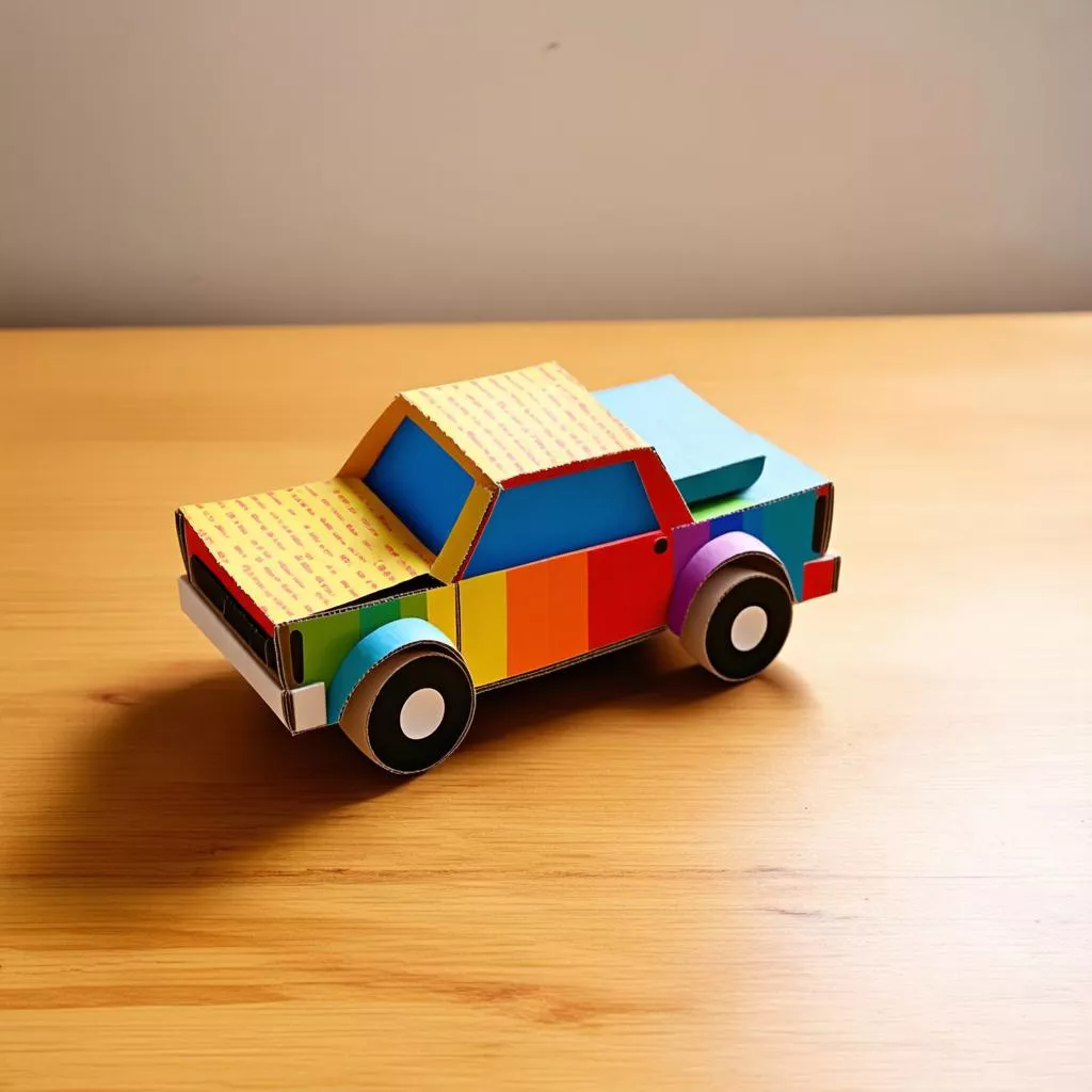 Ô Tô Bằng Bìa: Lựa Chọn Sáng Tạo Cho Bé Yêu & Bí Kíp "Chạy êm Ru"