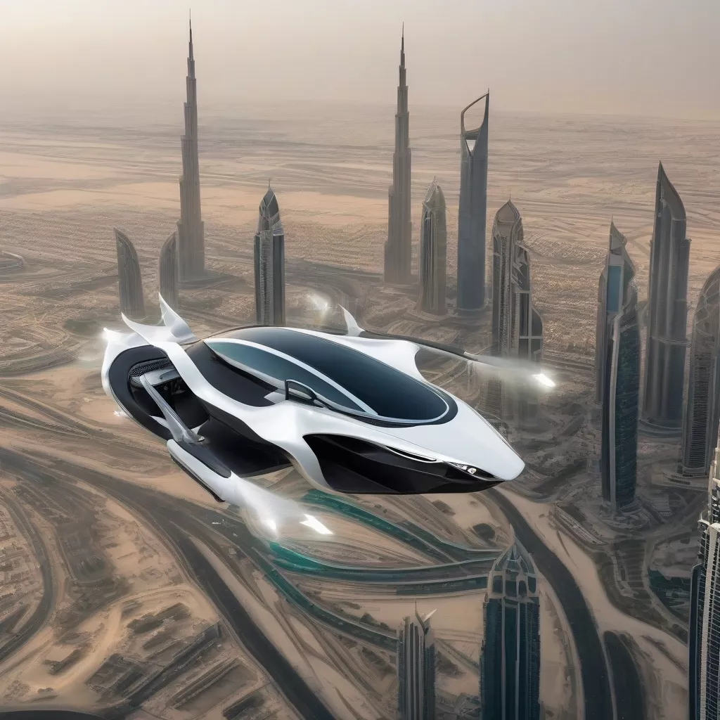 Ô tô bay Dubai: Giấc mơ bay lượn trên bầu trời xa hoa
