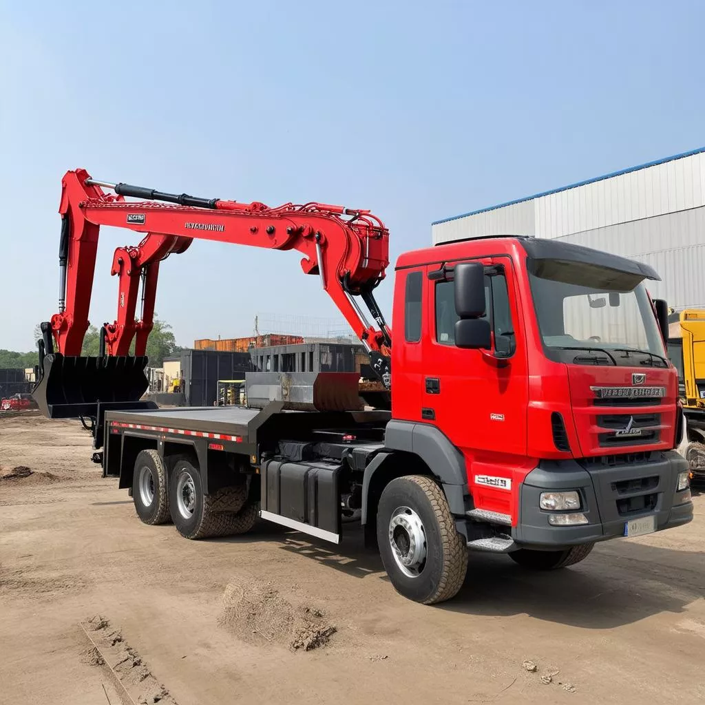 Ô Tô Cần Cẩu Máy Xúc: Vua Bán Tải Đa Năng Cho Mọi Công Trình