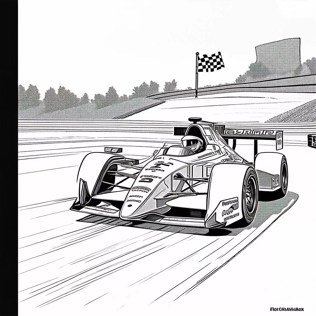 Vẽ nên giấc mơ tốc độ với Ô Tô Đua Tô Màu