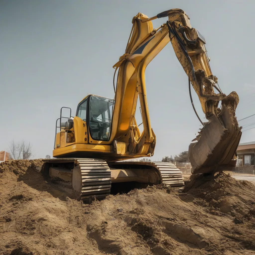 Ô tô máy xúc bánh lốp